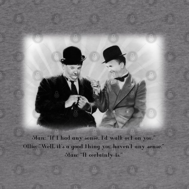 Laurel and Hardy Tee by pencilartist